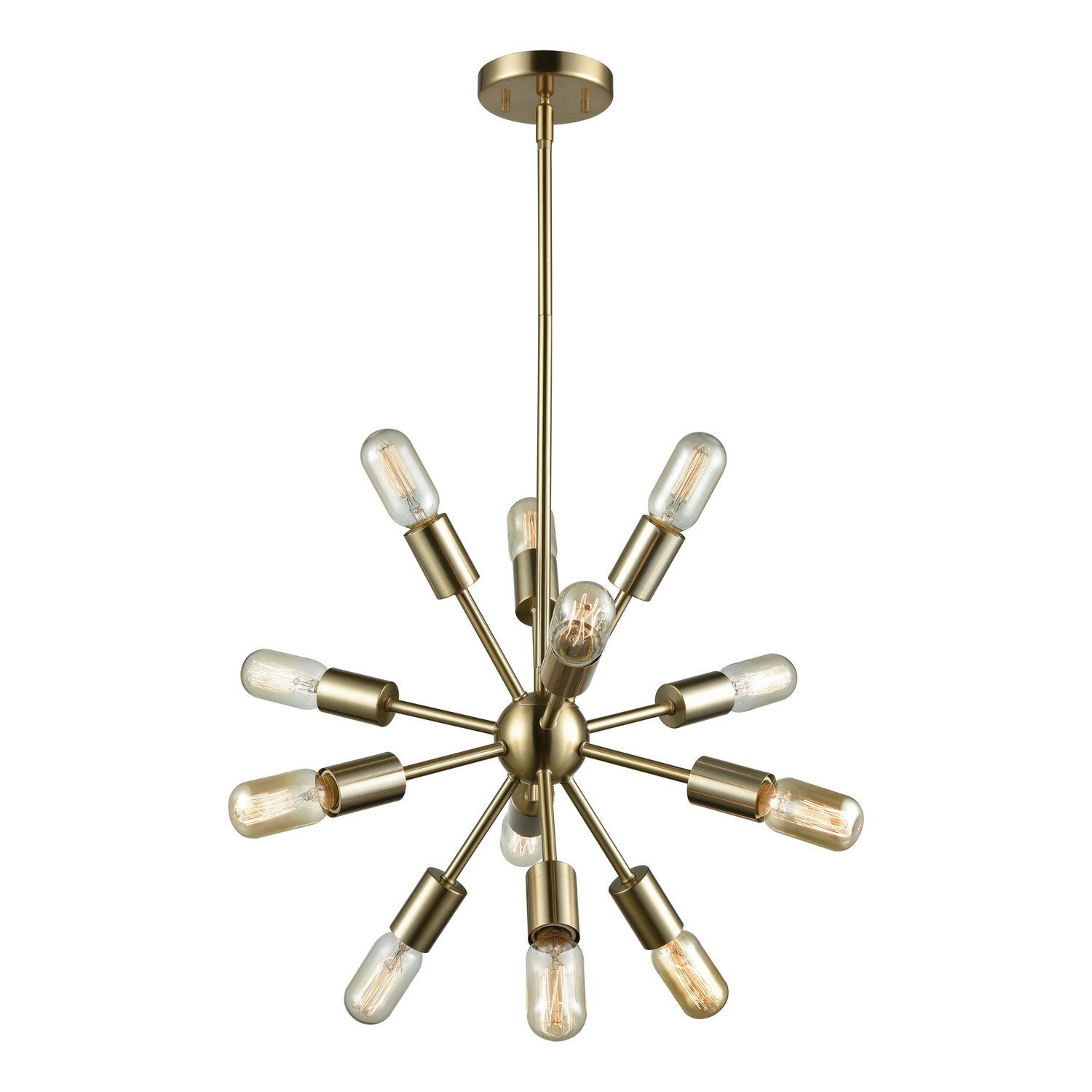 ELK Home - 46243/12 - 12 Light Chandelier - Delphine - Satin Brass