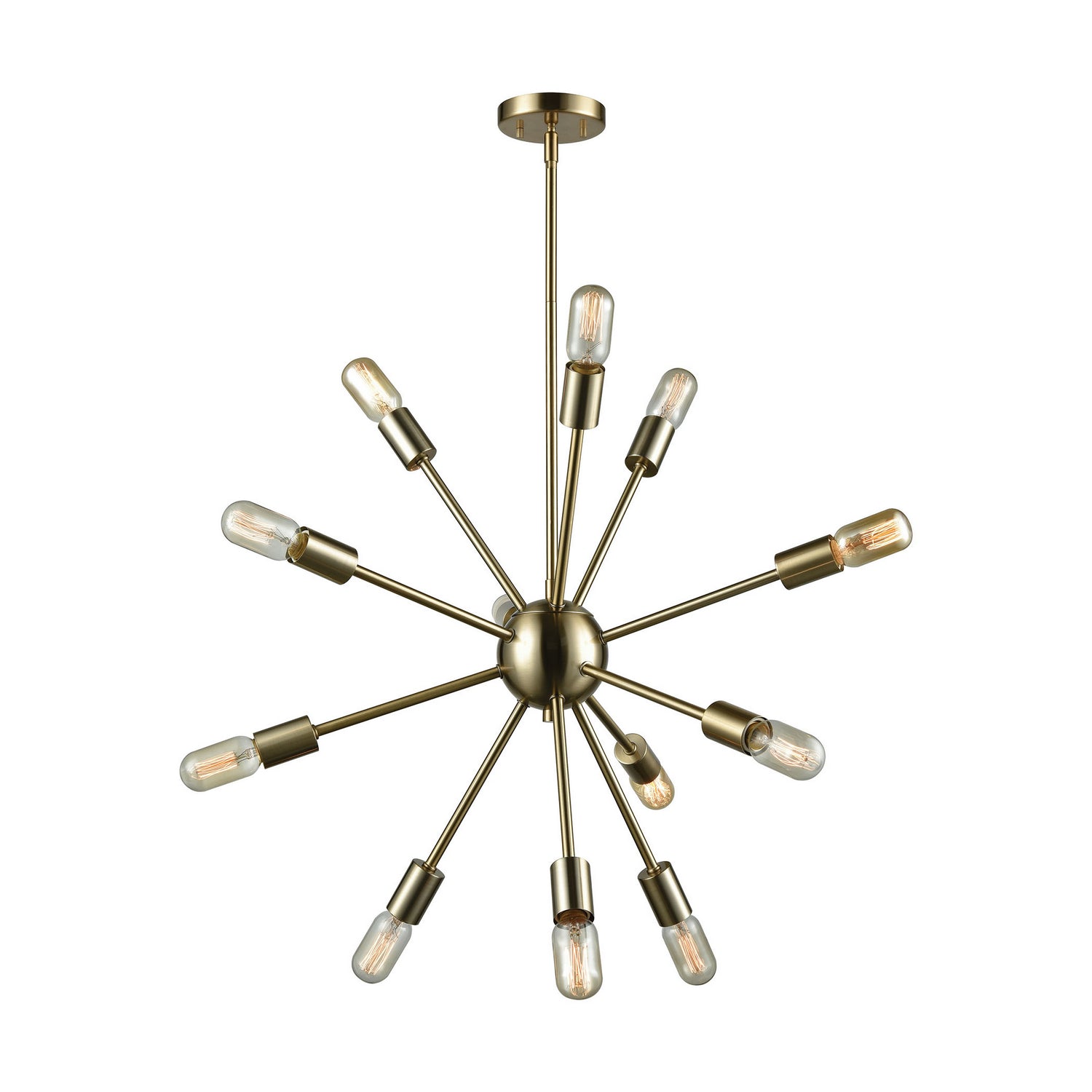 ELK Home - 46244/12 - 12 Light Chandelier - Delphine - Satin Brass