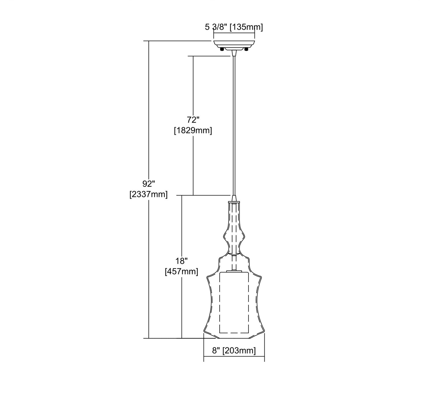 ELK Home - 56502/1 - One Light Mini Pendant - Alora - Polished Chrome