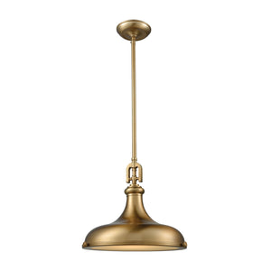 ELK Home - 57071/1 - One Light Pendant - Rutherford - Satin Brass