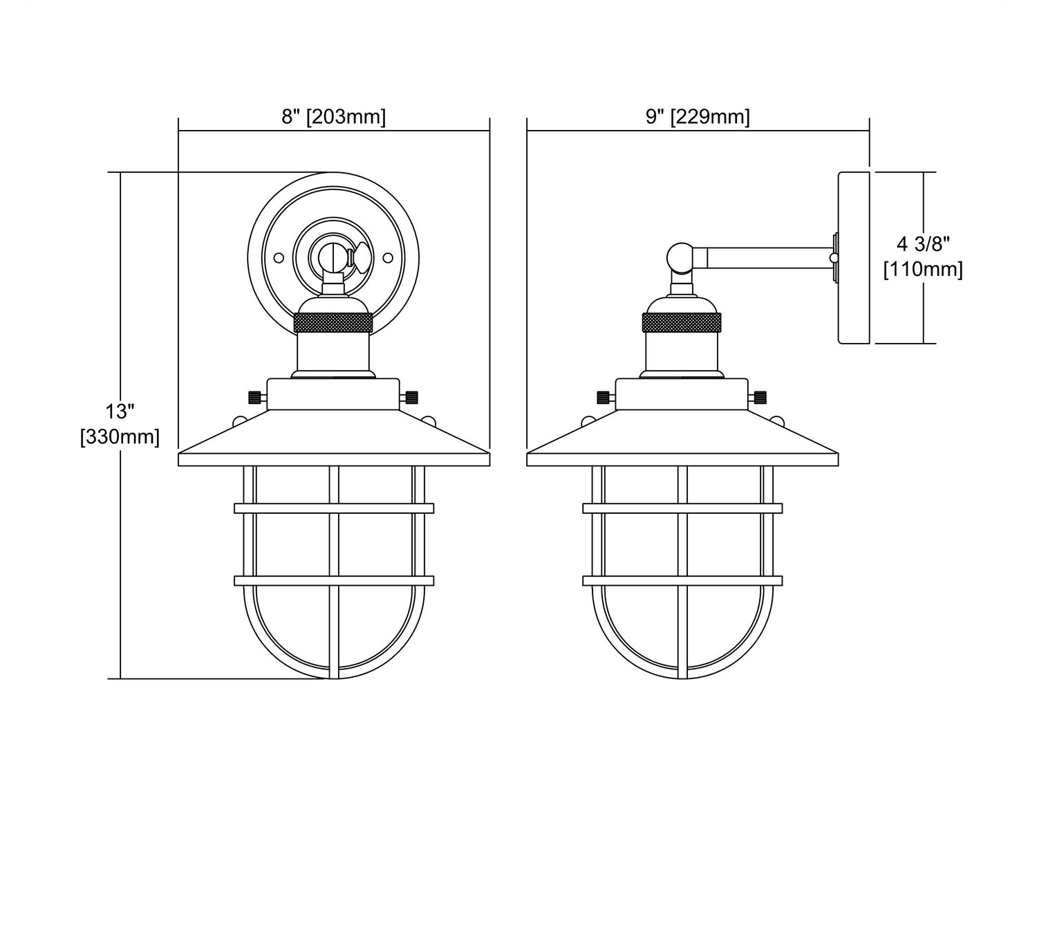 ELK Home - 66386-1 - One Light Wall Sconce - Seaport - Satin Brass