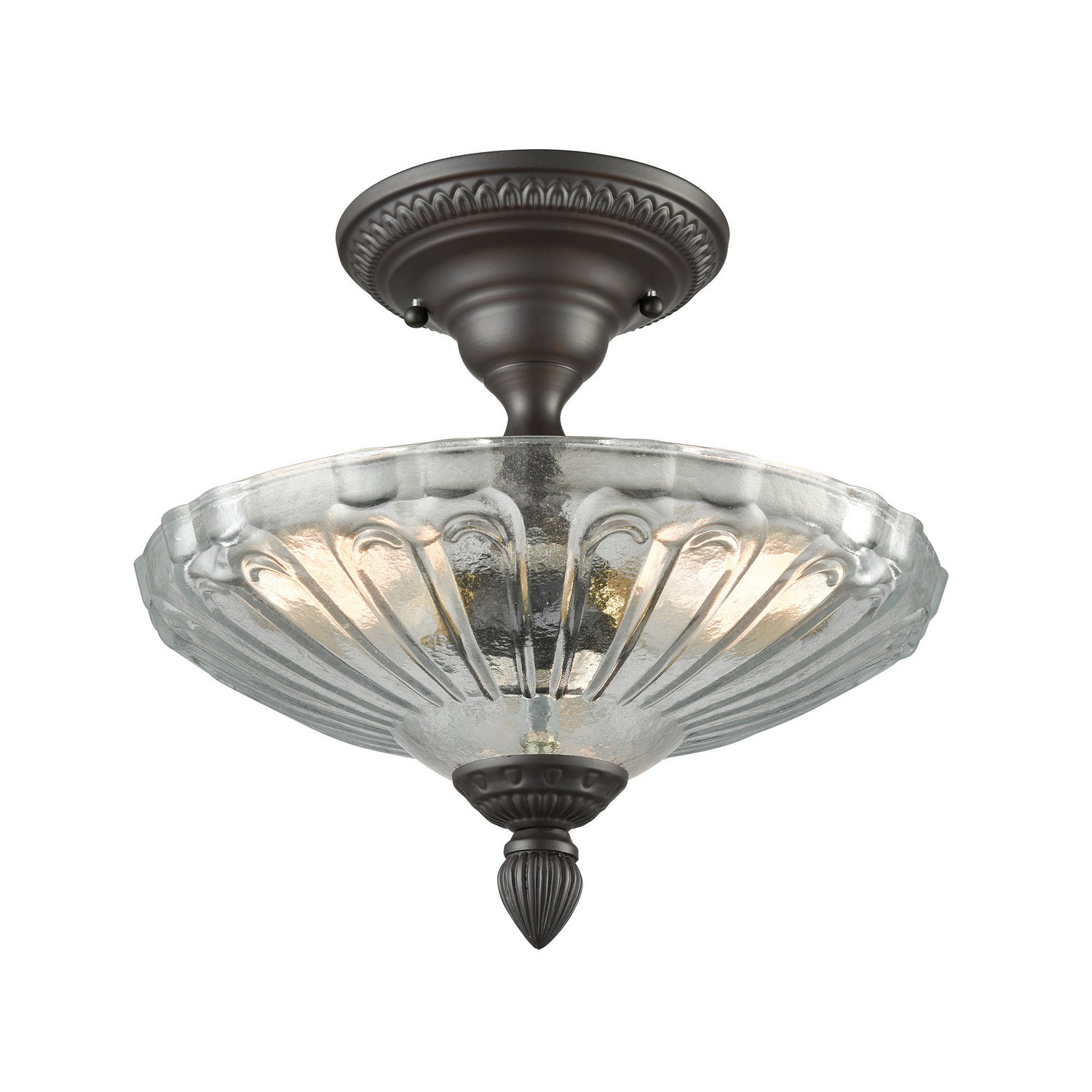 ELK Home - 66392-3 - Three Light Semi Flush Mount - Restoration - Oil Rubbed Bronze