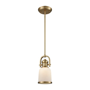 ELK Home - 66691-1 - One Light Mini Pendant - Brooksdale - Satin Brass