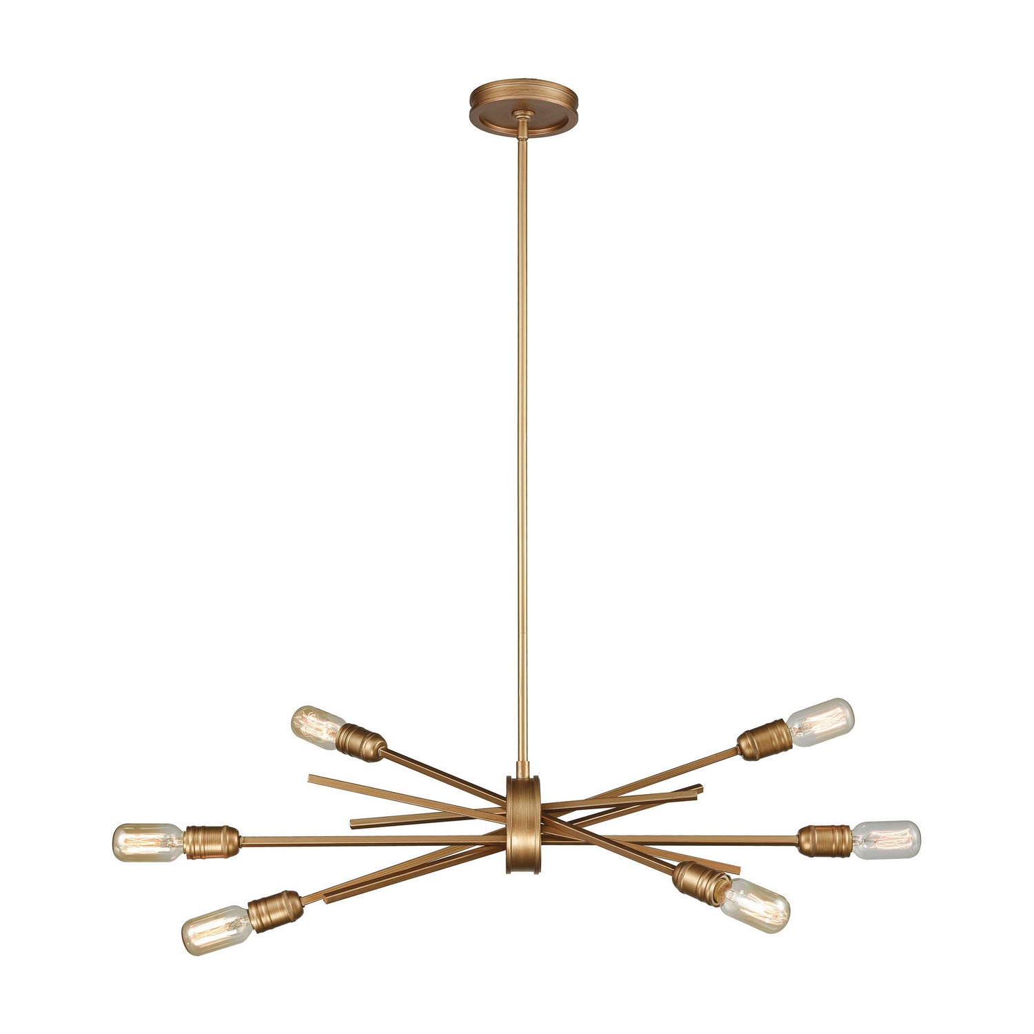 ELK Home - 66971/6 - Six Light Chandelier - Xenia - Matte Gold