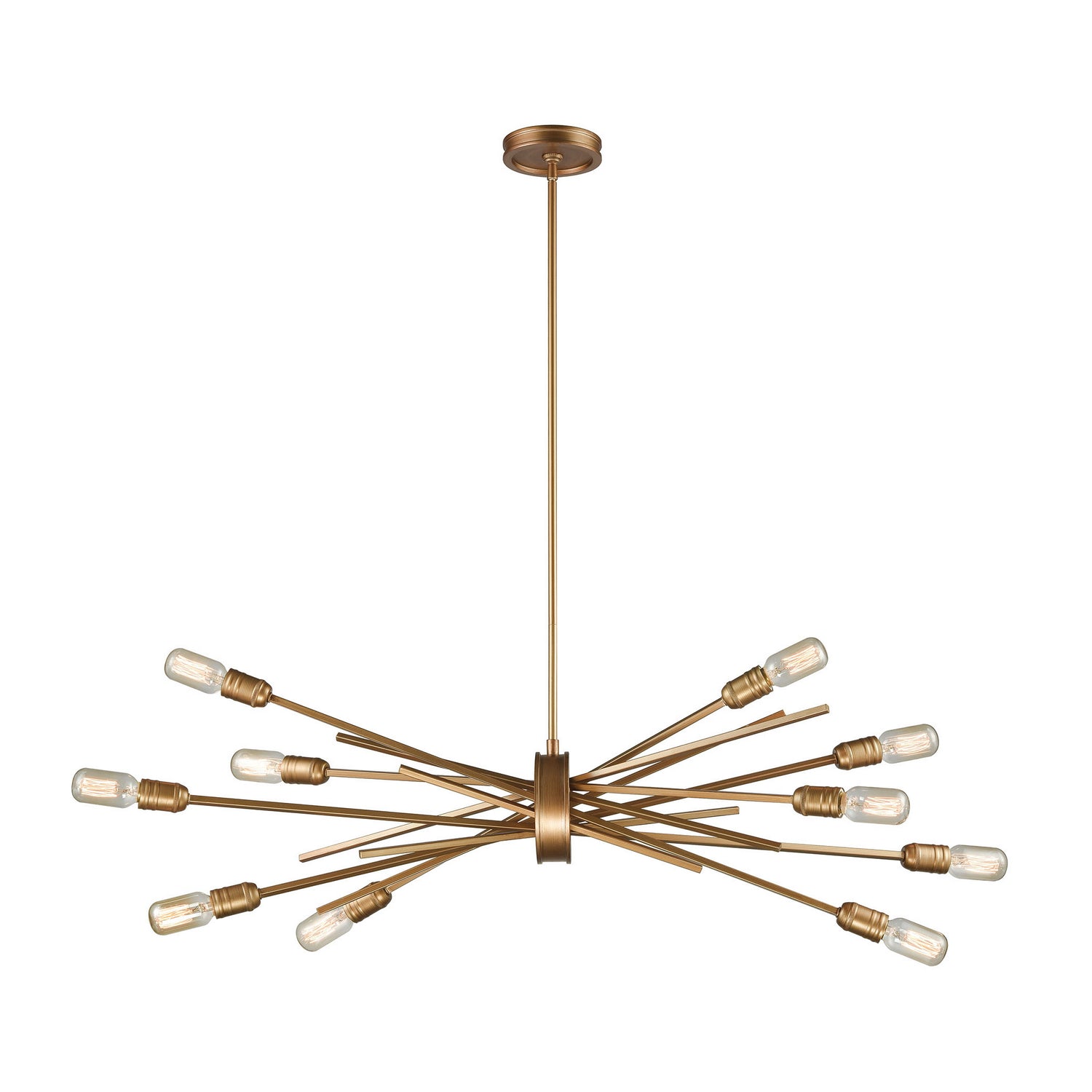 ELK Home - 66972/10 - Ten Light Chandelier - Xenia - Matte Gold