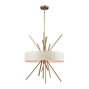 ELK Home - 66973/5 - Five Light Chandelier - Xenia - Matte Gold