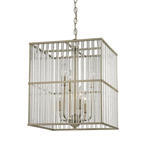 ELK Home - 81097/6 - Six Light Chandelier - Ridley - Aged Silver