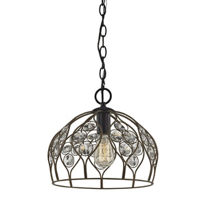 ELK Home - 81106/1 - One Light Mini Pendant - Crystal Web - Gold