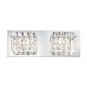 ELK Home - BV1002-0-15 - Two Light Vanity Lamp - Crown - Chrome