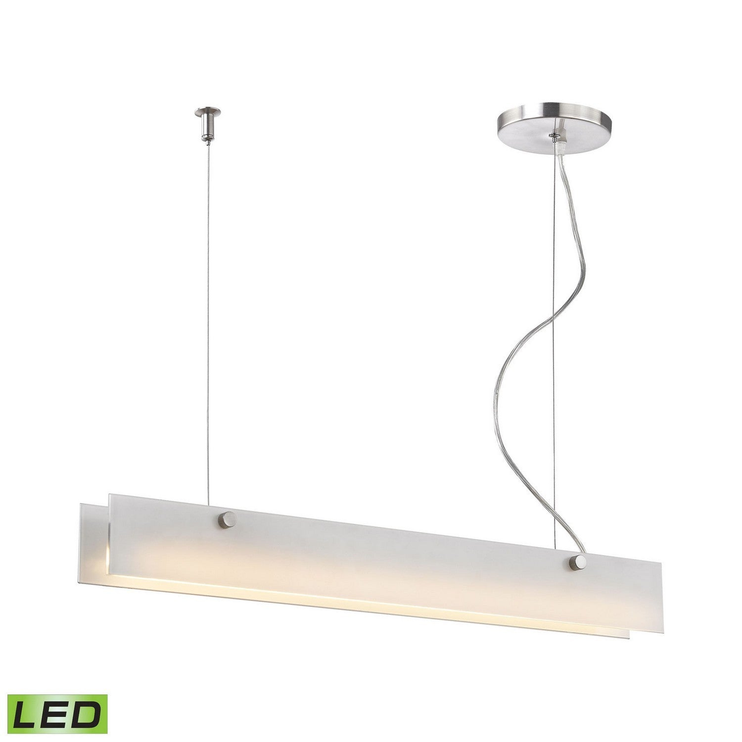 ELK Home - LC4020-10-98 - LED Island Pendant - Iris - Aluminum