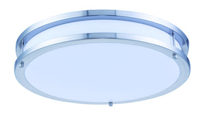 Elitco - CF3203 - LED Flush Mount - Ripple - Brushed Nickel