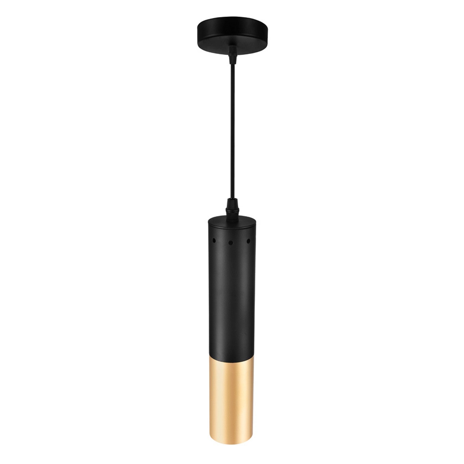 CWI Lighting - 1015P2-1-129 - One Light Mini Pendant - Anem - Matte Black & Satin Gold