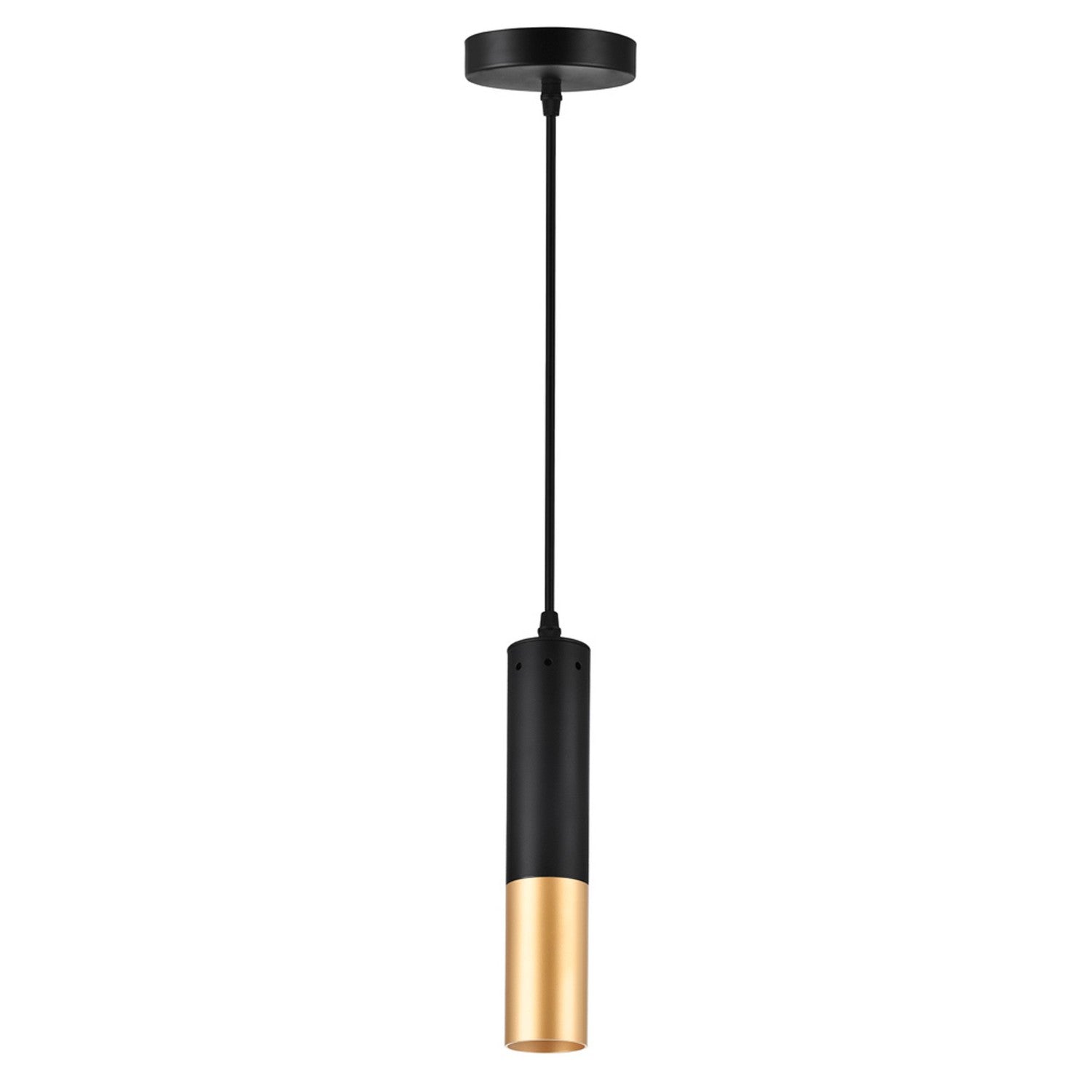 CWI Lighting - 1015P2-1-129 - One Light Mini Pendant - Anem - Matte Black & Satin Gold