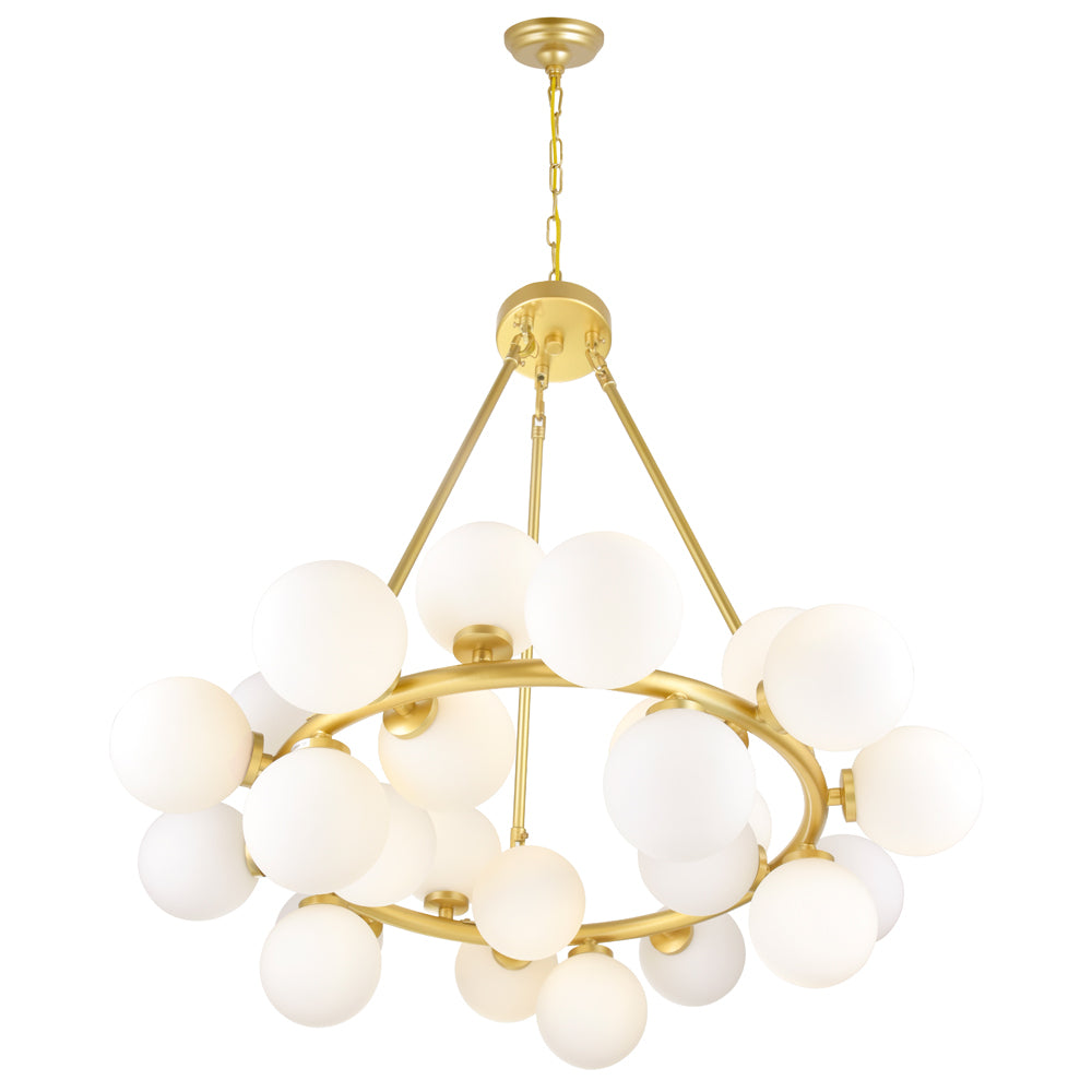 CWI Lighting - 1020P26-25-602 - LED Chandelier - Arya - Satin Gold