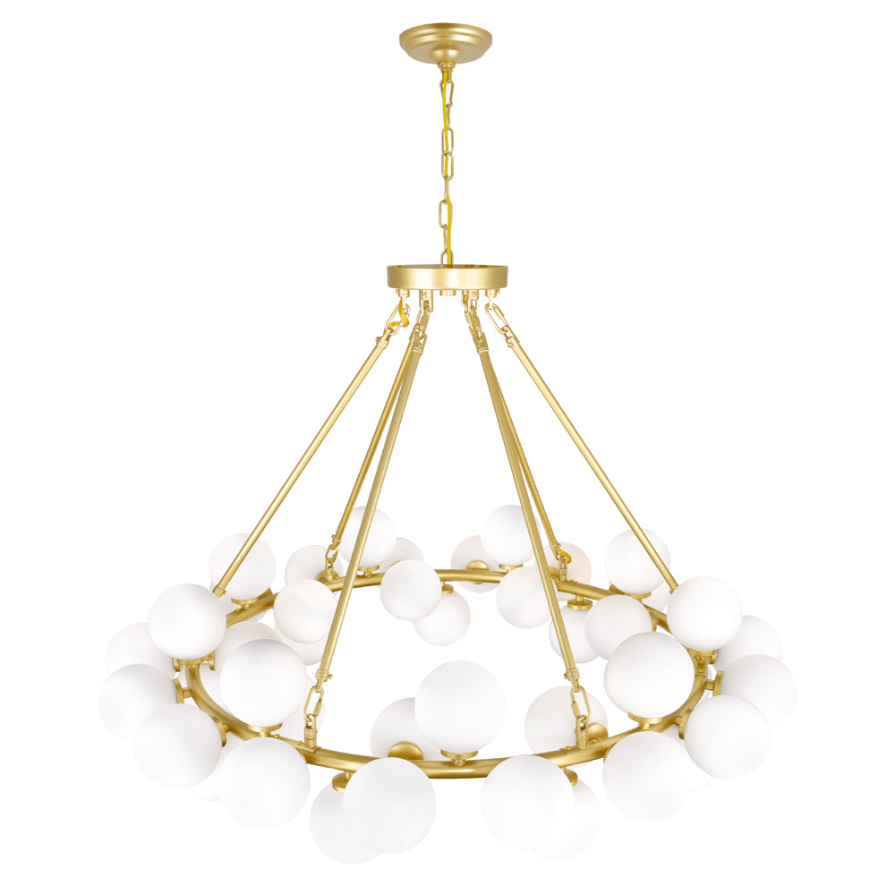 CWI Lighting - 1020P39-45-602 - LED Chandelier - Arya - Satin Gold