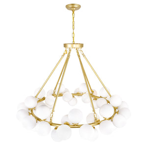 CWI Lighting - 1020P39-45-602 - LED Chandelier - Arya - Satin Gold