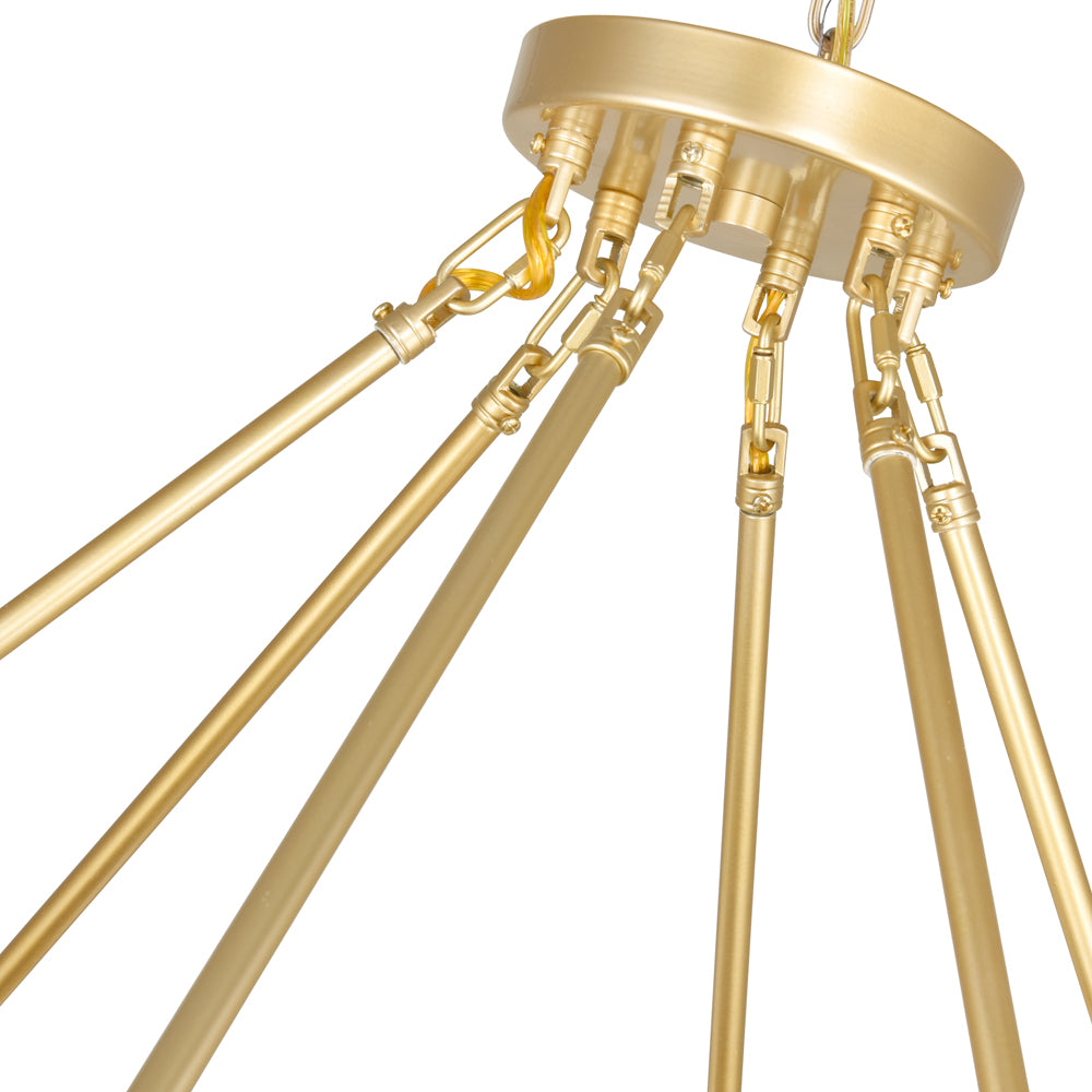 CWI Lighting - 1020P39-45-602 - LED Chandelier - Arya - Satin Gold