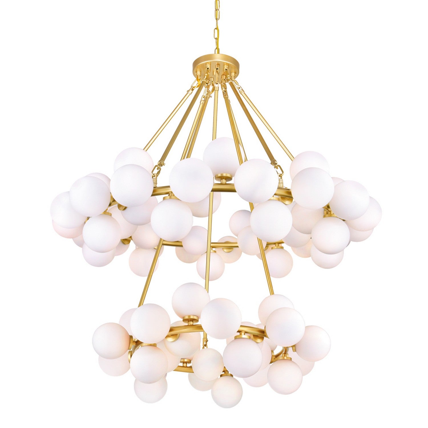 CWI Lighting - 1020P39-70-602 - LED Chandelier - Arya - Satin Gold