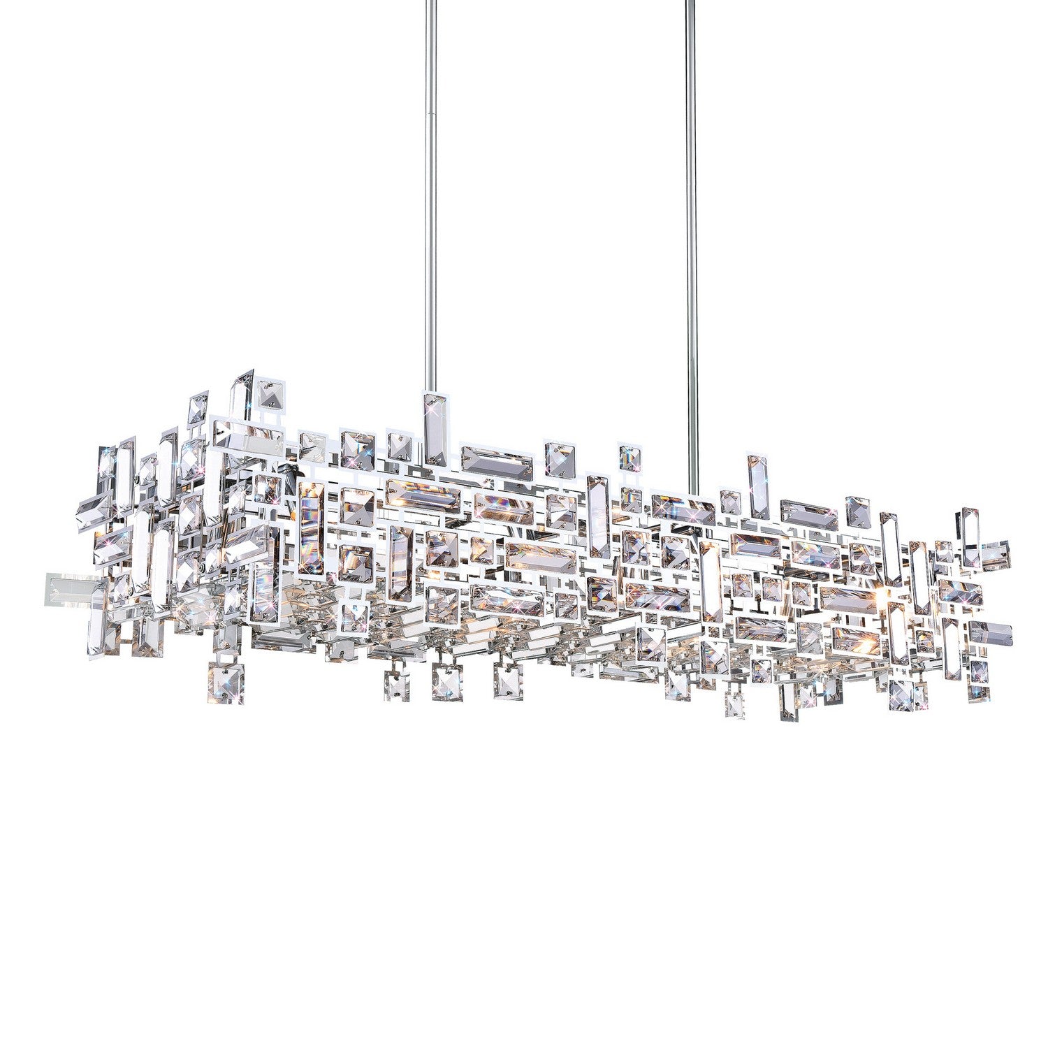 CWI Lighting - 5689P35-12-601 - 12 Light Island Chandelier - Arley - Chrome