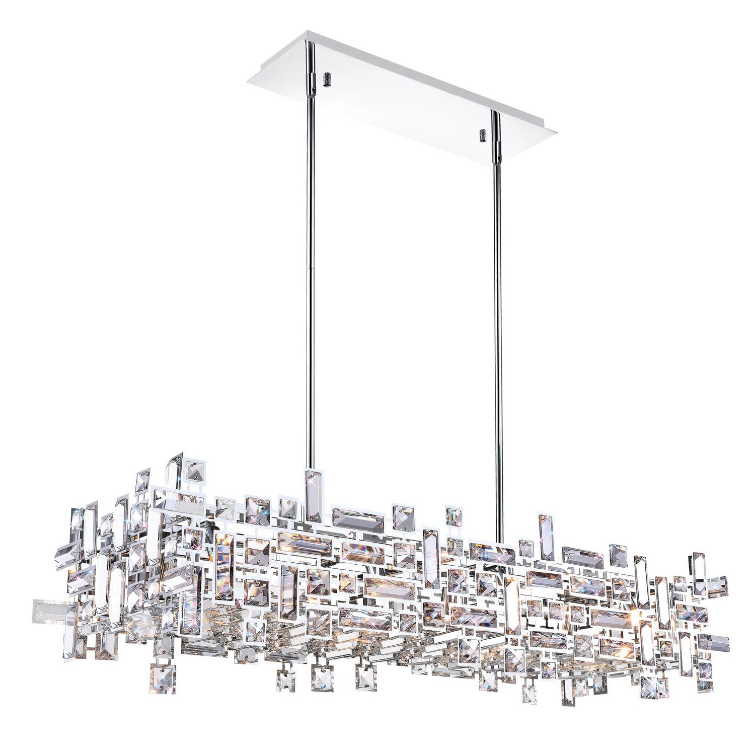 CWI Lighting - 5689P35-12-601 - 12 Light Island Chandelier - Arley - Chrome