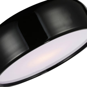 CWI Lighting - 9688C14-2-171 - Two Light Flush Mount - Campton - Black