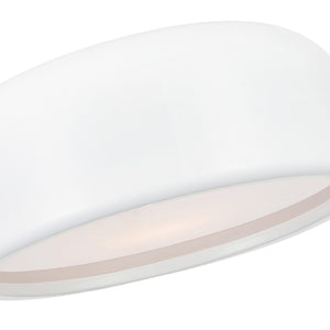 CWI Lighting - 9688C19-3-172 - Three Light Flush Mount - Campton - White