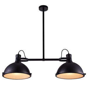 CWI Lighting - 9760P37-2-101 - Two Light Island Chandelier - Strum - Black