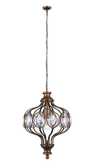 CWI Lighting - 9935P12-1-182 - One Light Chandelier - Altair - Antique Bronze