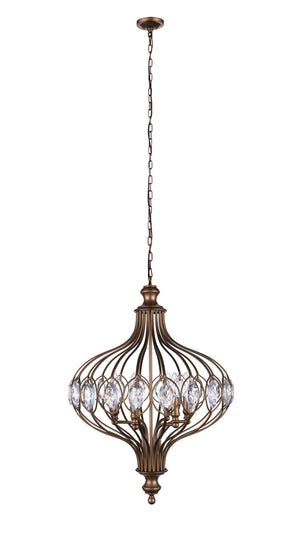 CWI Lighting - 9935P14-3-182 - Three Light Chandelier - Altair - Antique Bronze