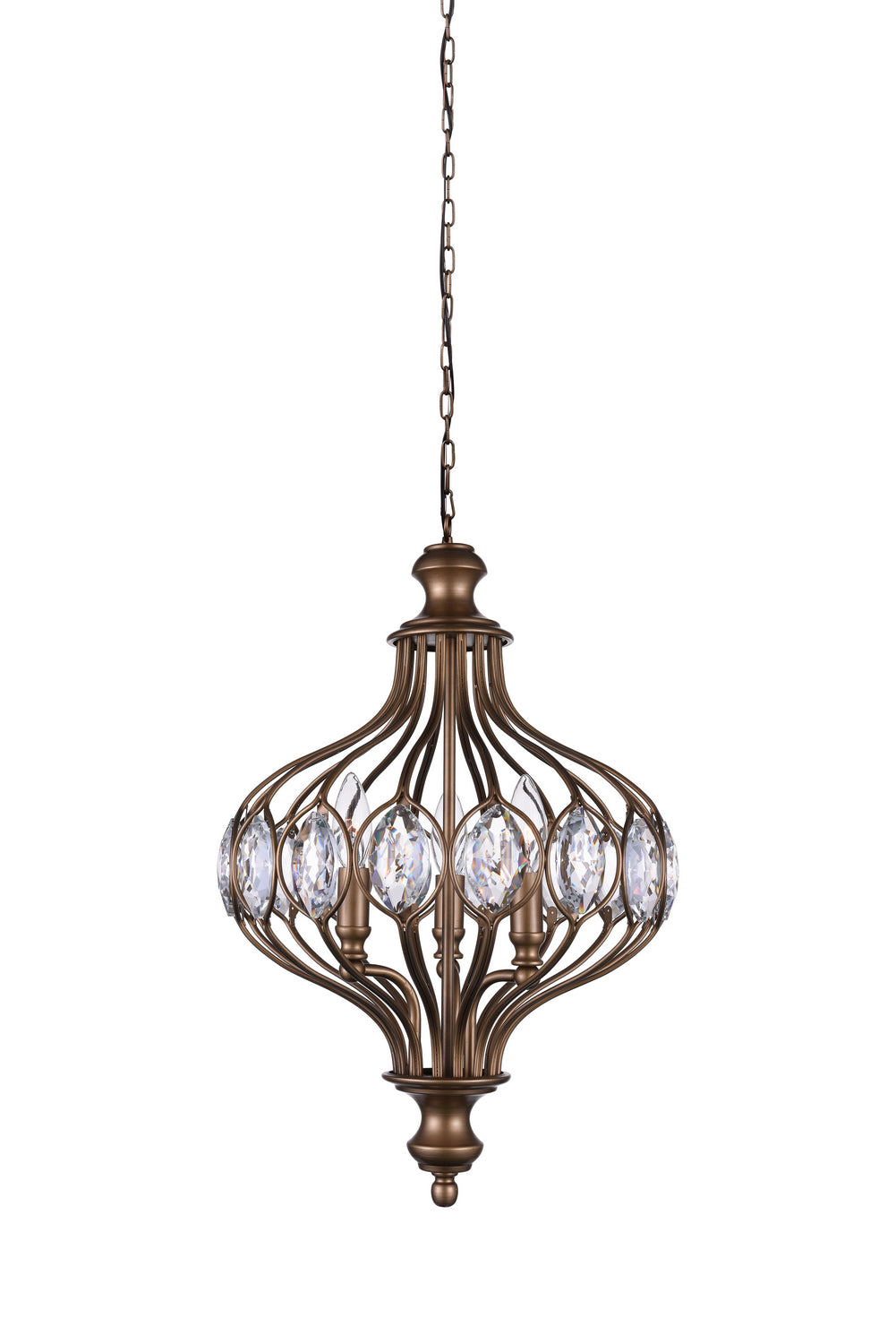 CWI Lighting - 9935P19-6-182 - Six Light Chandelier - Altair - Antique Bronze