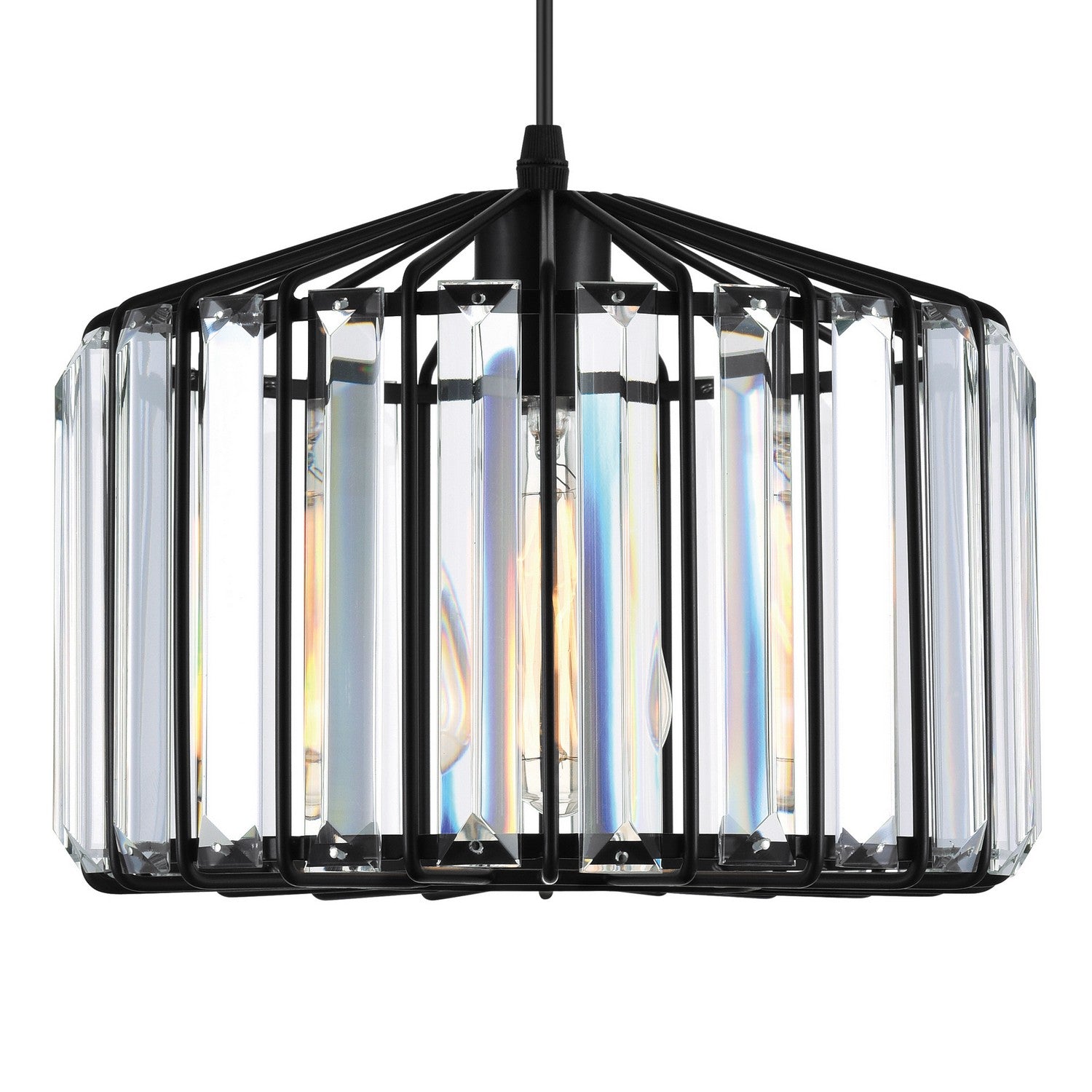 CWI Lighting - 9942P10-1-101-C - One Light Pendant - Alethia - Black