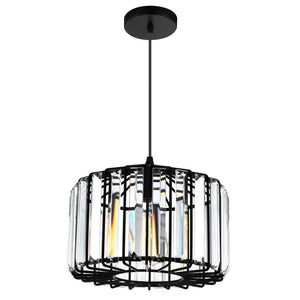 CWI Lighting - 9942P10-1-101-C - One Light Pendant - Alethia - Black