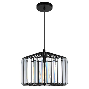 CWI Lighting - 9942P10-1-101-C - One Light Pendant - Alethia - Black