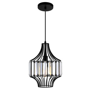 CWI Lighting - 9942P10-1-101-D - One Light Pendant - Alethia - Black