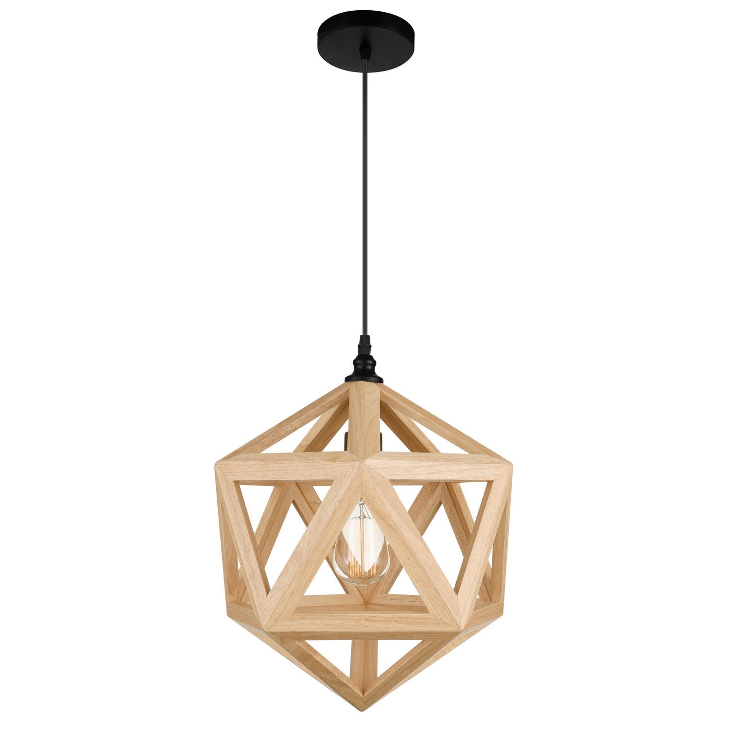 CWI Lighting - 9945P13-1-101 - One Light Pendant - Lante - Black