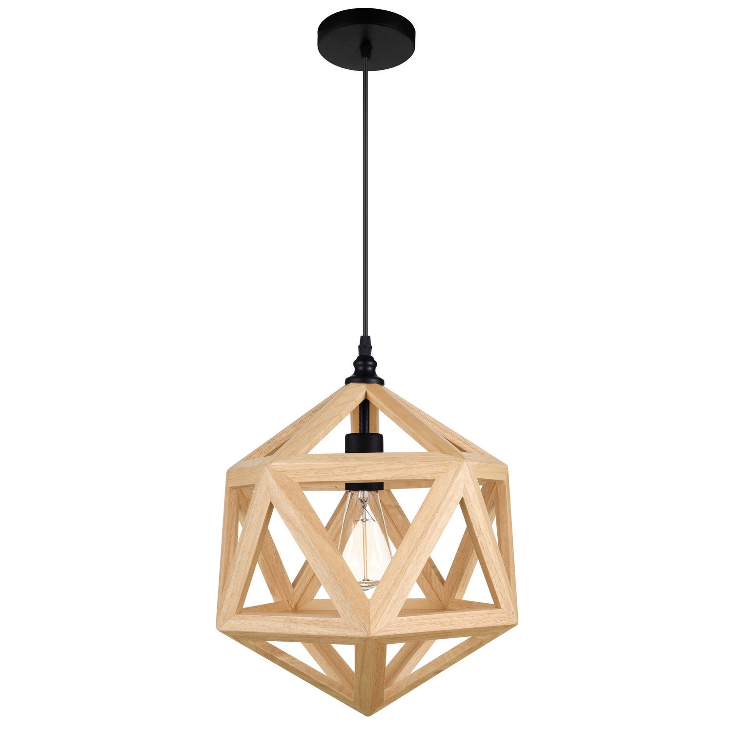 CWI Lighting - 9945P13-1-101 - One Light Pendant - Lante - Black