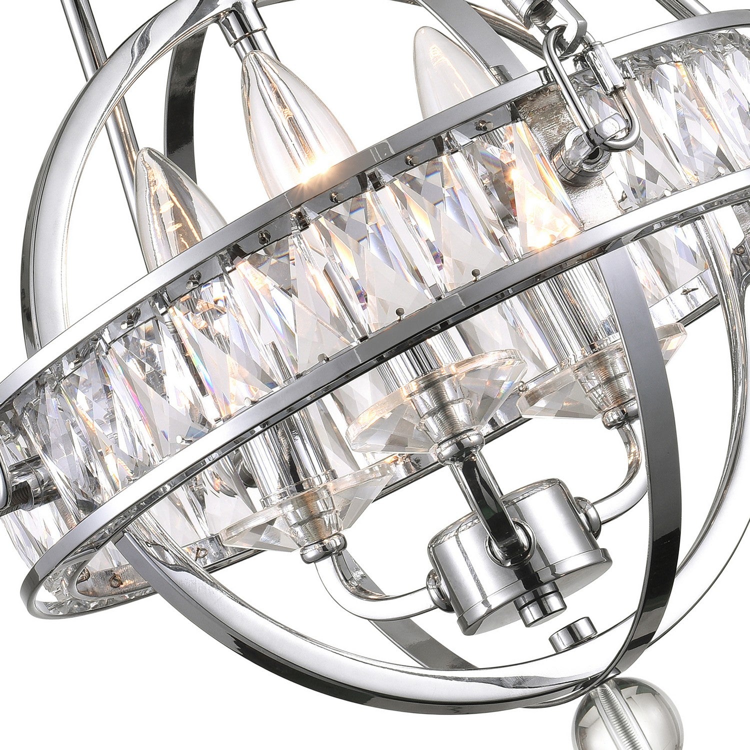 CWI Lighting - 9957P12-3-601 - Three Light Mini Chandelier - Arkansas - Chrome