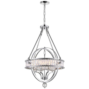 CWI Lighting - 9957P20-4-101 - Four Light Chandelier - Arkansas - Black