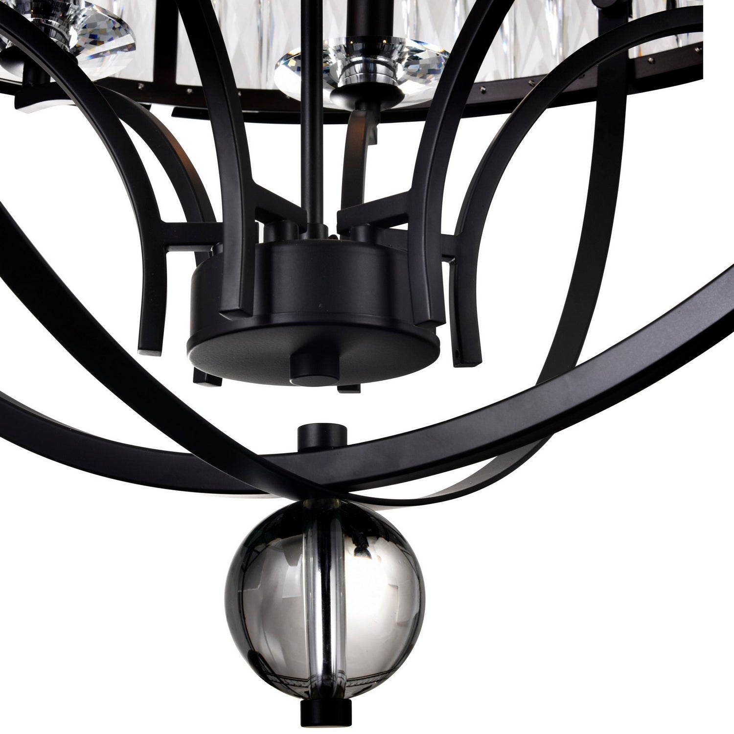 CWI Lighting - 9957P30-6-101 - Six Light Chandelier - Arkansas - Black