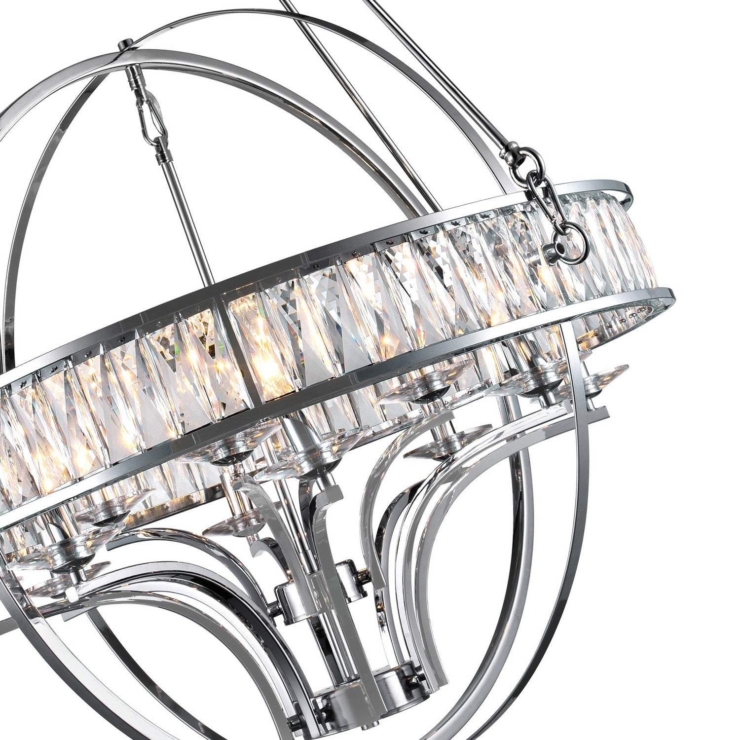 CWI Lighting - 9957P42-12-601 - 12 Light Chandelier - Arkansas - Chrome