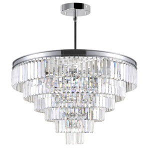 CWI Lighting - 9969P30-15-601 - 15 Light Chandelier - Weiss - Chrome