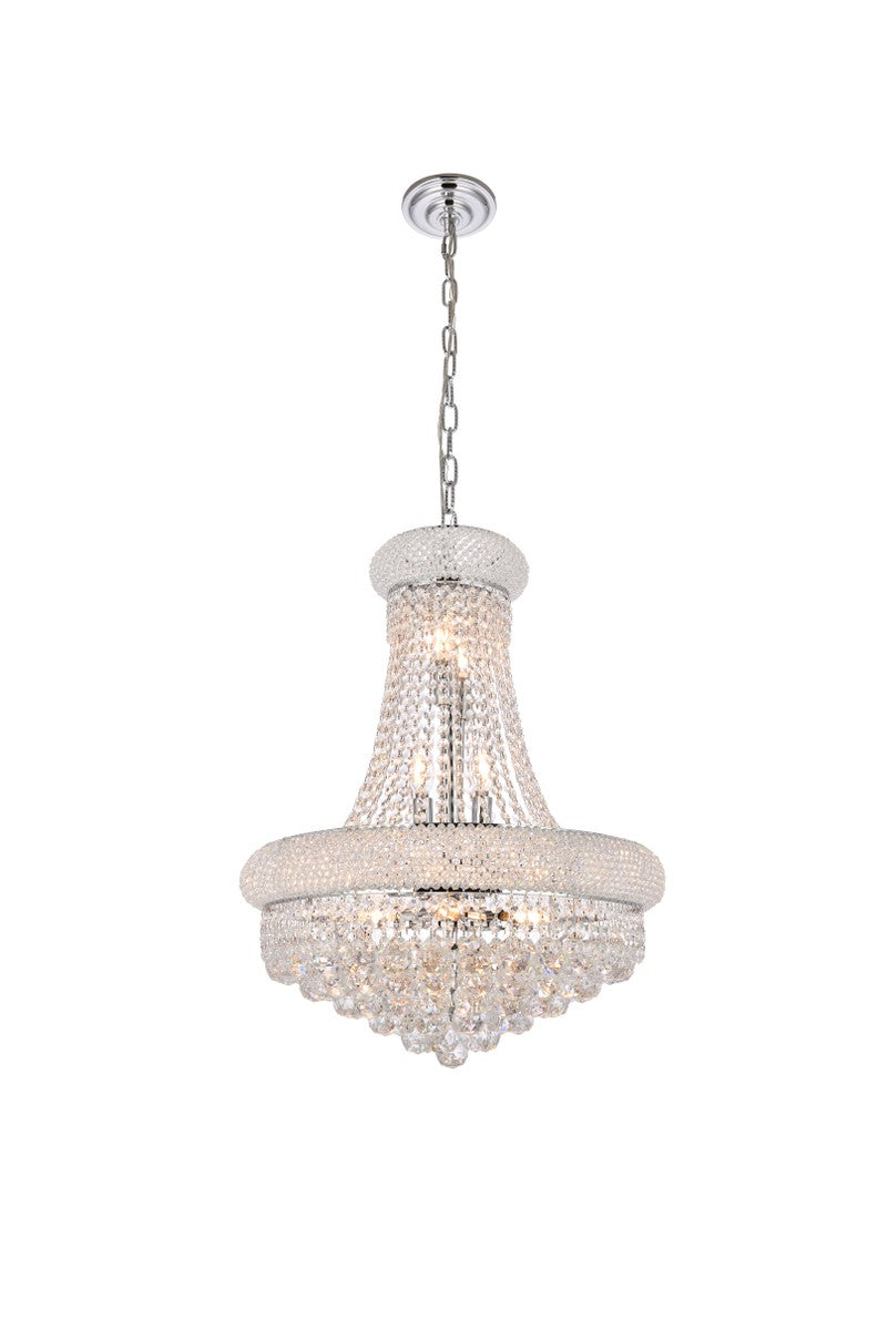 Elegant Lighting - V1800D20C/RC - 14 Light Chandelier - Primo - Chrome