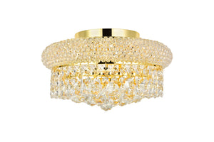 Elegant Lighting - V1800F12G/RC - Four Light Flush Mount - Primo - Gold