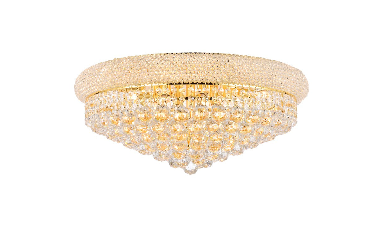 Elegant Lighting - V1800F24G/RC - 12 Light Flush Mount - Primo - Gold