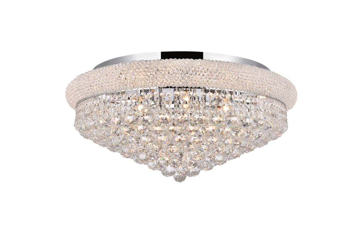 Elegant Lighting - V1800F28C/RC - 15 Light Flush Mount - Primo - Chrome