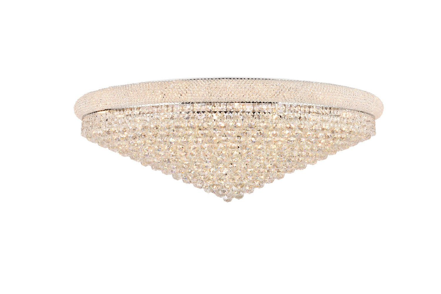 Elegant Lighting - V1800F48C/RC - 33 Light Flush Mount - Primo - Chrome