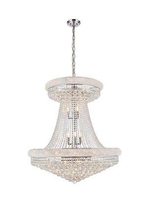 Elegant Lighting - V1800G36SC/RC - 28 Light Chandelier - Primo - Chrome