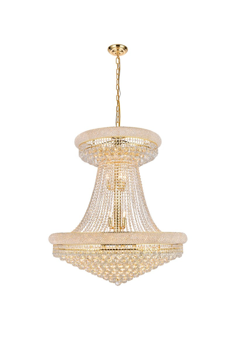 Elegant Lighting - V1800G36SG/RC - 28 Light Chandelier - Primo - Gold