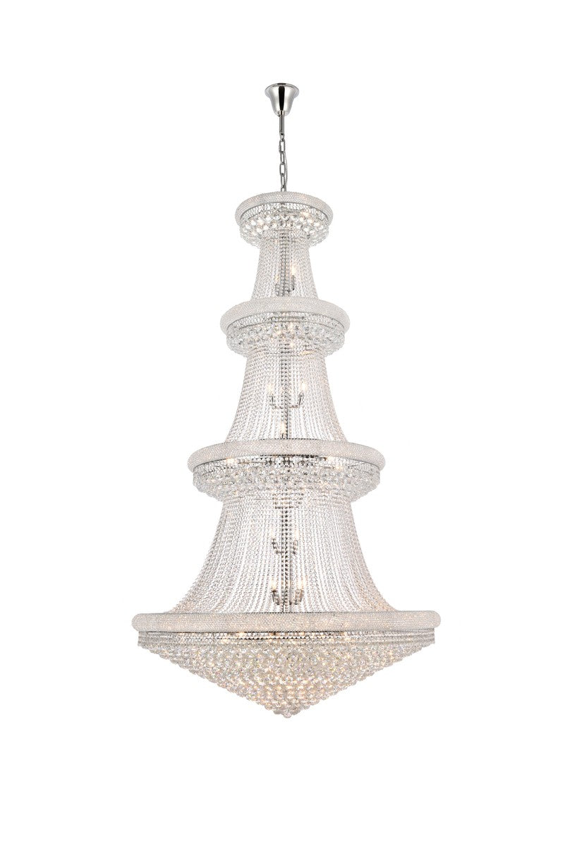 Elegant Lighting - V1800G54C/RC - 48 Light Chandelier - Primo - Chrome