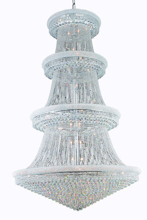 Elegant Lighting - V1800G62C/RC - 56 Light Chandelier - Primo - Chrome